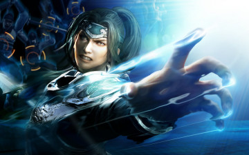 Картинка видео+игры dynasty+warriors рука магия парень воин dynasty warriors арт враги копье