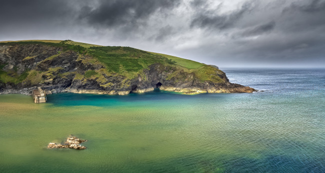 Обои картинки фото природа, побережье, океан, мыс