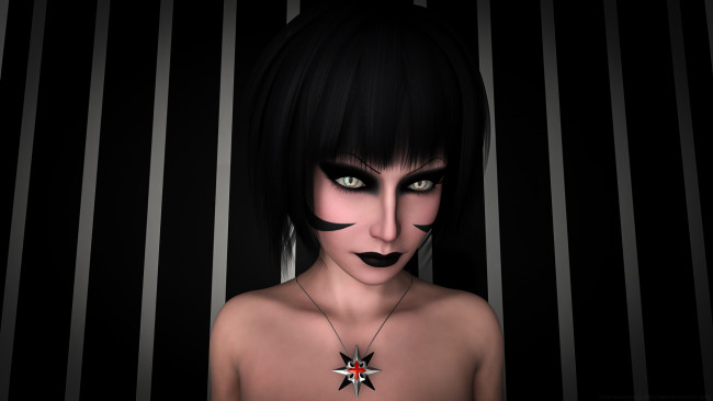 Обои картинки фото 3д графика, портрет , portraits, фон, взгляд, девушка