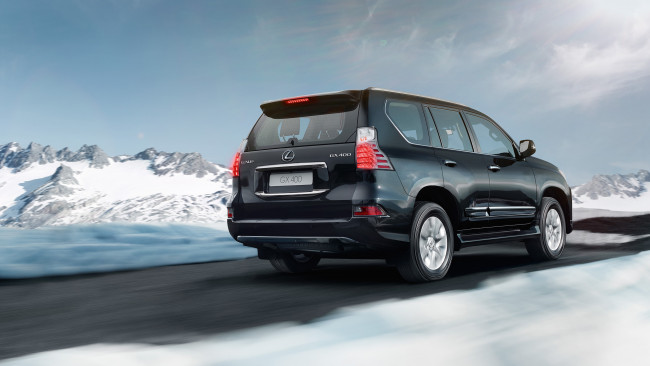 Обои картинки фото автомобили, lexus, темный, 2013г, grj150, gx, 400