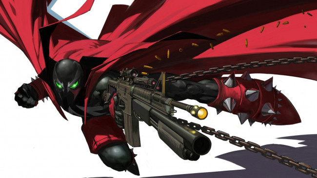 Обои картинки фото рисованное, комиксы, оружие, spawn