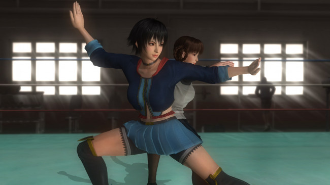 Обои картинки фото видео игры, dead or alive 5, девушки, взгляд, фон, поза