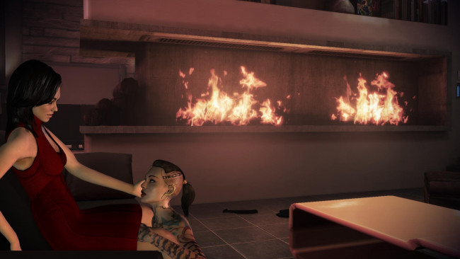 Обои картинки фото видео игры, star wars, девушки, взгляд, фон