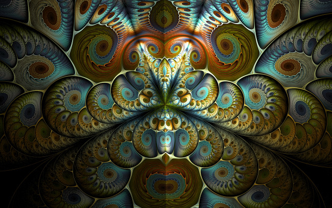 Обои картинки фото 3д графика, фракталы , fractal, цвета, фон, узор