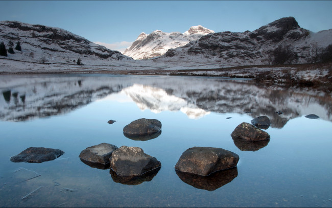 Обои картинки фото природа, реки, озера, пейзаж, горы, озеро