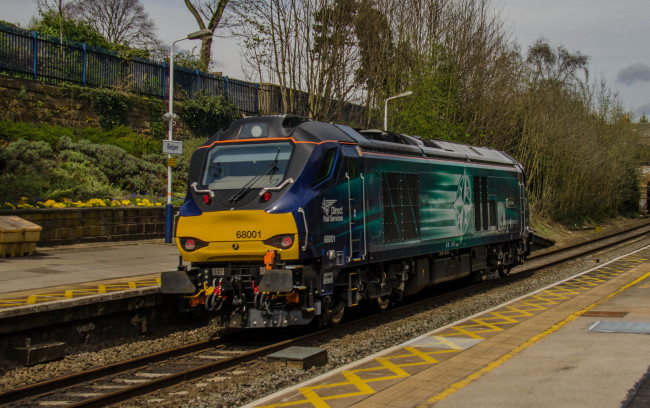 Обои картинки фото техника, локомотивы, локомотив, рельсы, дорога, железная