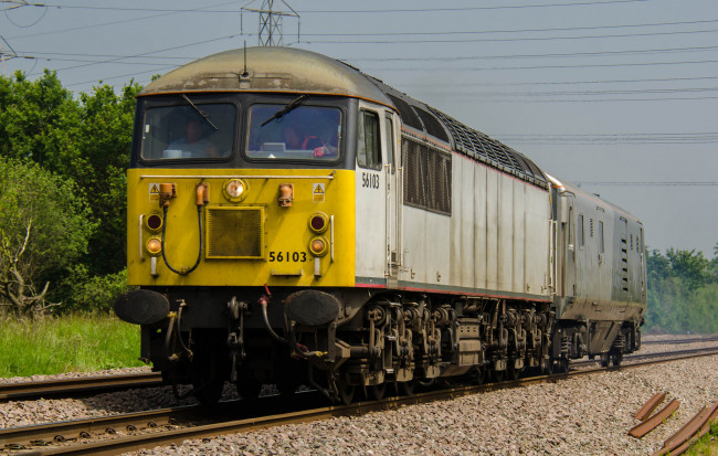 Обои картинки фото техника, локомотивы, железная, локомотив, рельсы, дорога