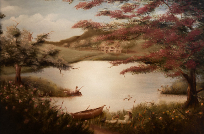 Обои картинки фото рисованное, живопись, пейзаж