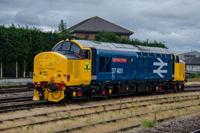 Обои картинки фото техника, локомотивы, локомотив, рельсы, дорога, железная