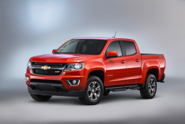 Обои картинки фото автомобили, chevrolet, cab, z71, colorado, crew, 2016г, diesel, duramax