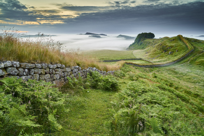 Обои картинки фото природа, пейзажи, туман, равнина