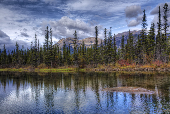 Обои картинки фото природа, реки, озера, лес, река, горы