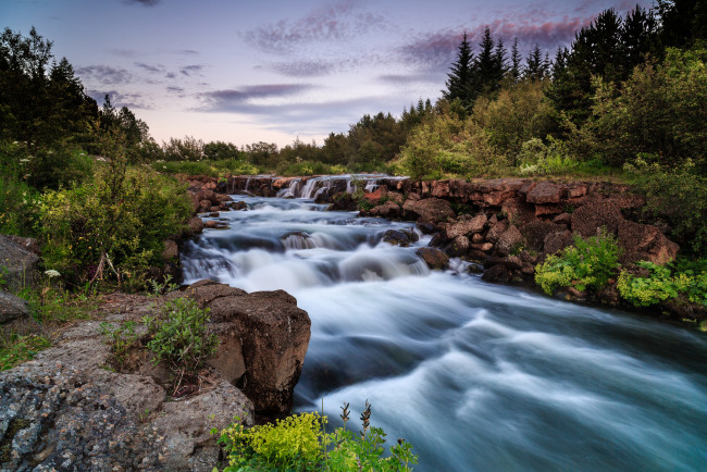 Обои картинки фото природа, реки, озера, река, лес, горы