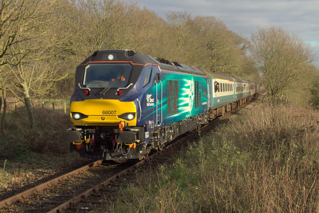 Обои картинки фото техника, поезда, дорога, железная, локомотив, состав, рельсы