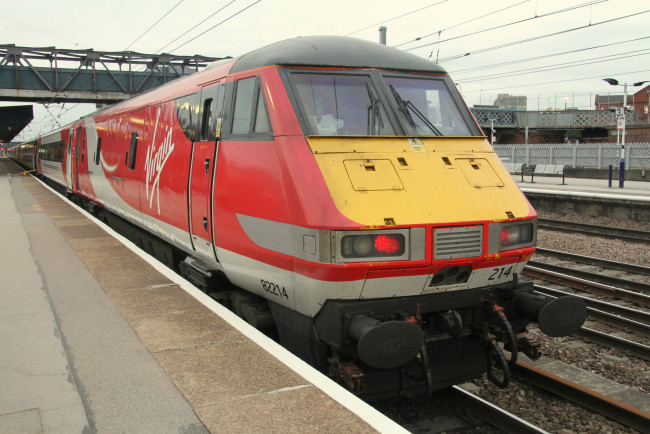 Обои картинки фото техника, поезда, состав, рельсы, локомотив, дорога, железная