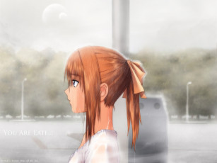 Картинка аниме after+sweet+kiss девушка взгляд фон