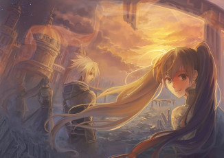 Картинка аниме +gray-man парень девушка