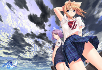 Картинка after+sweet+kiss аниме девушка взгляд фон