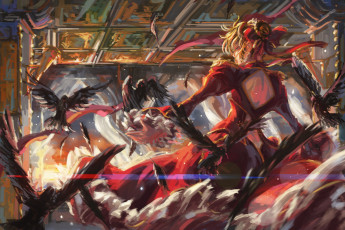 Картинка аниме fate stay+night сейбер