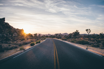 Картинка природа дороги дорога пусптыня