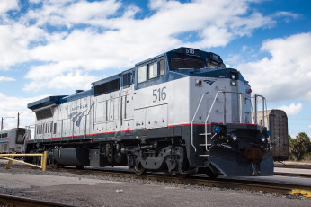 Картинка техника локомотивы рельсы локомотив