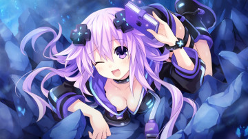 Картинка аниме hyperdimension+neptunia девушка