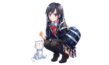 Картинка аниме oregairu девушка