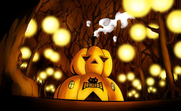 Картинка аниме soul+eater тыква