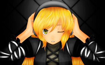 Картинка аниме touhou девушка взгляд фон