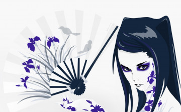 Картинка faint+tone аниме ergo+proxy взгляд девушка фон