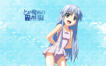 Картинка аниме to+aru+kagaku+no+railgun девушка взгляд фон