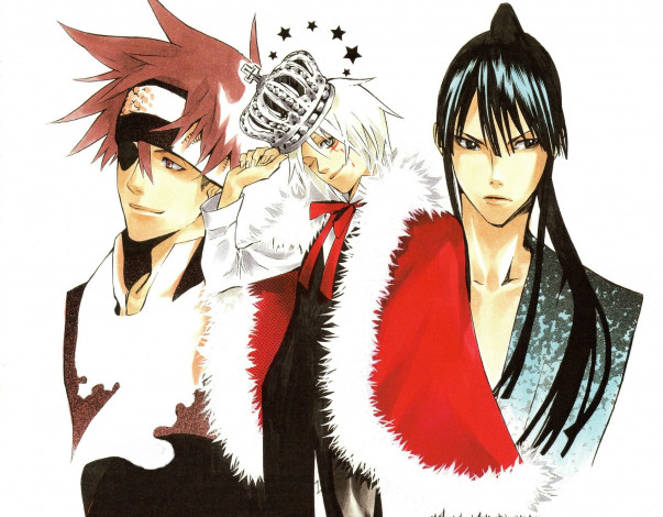 Обои картинки фото аниме,  gray-man, парни