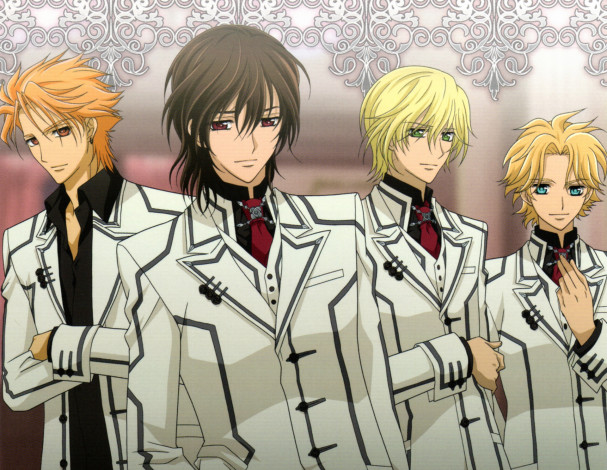 Обои картинки фото аниме, vampire knight, парни