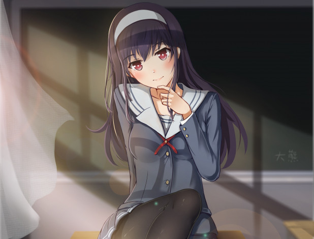 Обои картинки фото аниме, saenai heroine no sodatekata, девушка