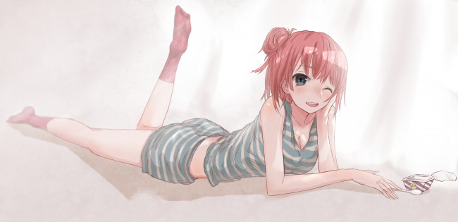 Обои картинки фото аниме, oregairu, девушка