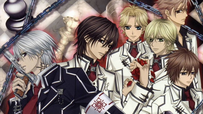 Обои картинки фото аниме, vampire knight, vampire, knight