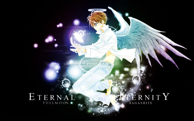 Обои картинки фото аниме, ангелы,  демоны, персонаж