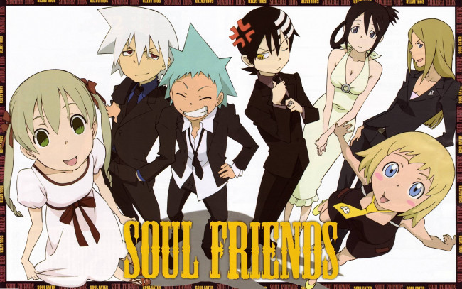 Обои картинки фото soul eater, аниме, персонажи