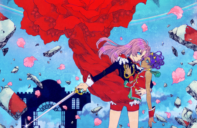 Обои картинки фото аниме, revolutionary girl utena, revolutionary, girl, utena
