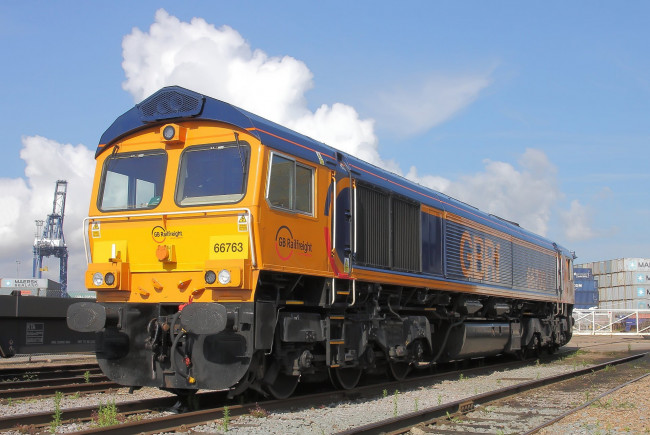 Обои картинки фото техника, локомотивы, рельсы, локомотив