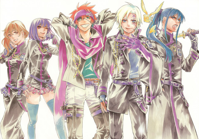 Обои картинки фото аниме,  gray-man, парни