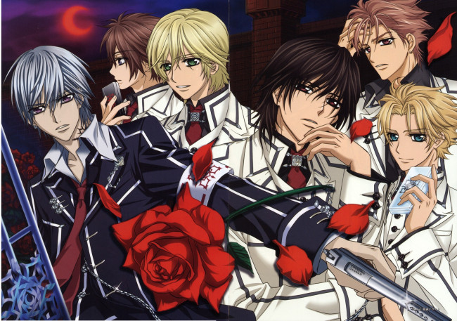 Обои картинки фото аниме, vampire knight, vampire, knight