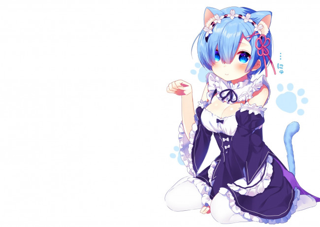 Обои картинки фото аниме, re,  zero kara hajimeru isekai seikatsu, рем