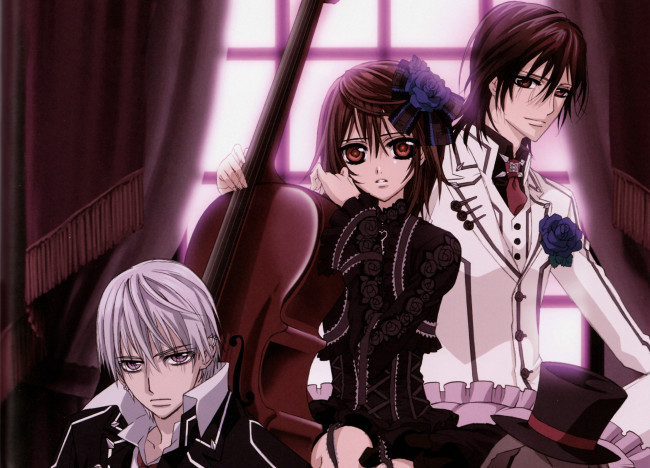 Обои картинки фото аниме, vampire knight, персонажи