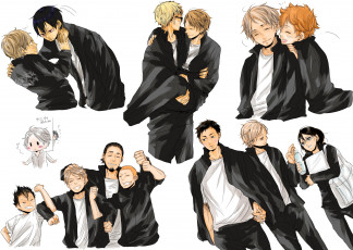 Картинка аниме haikyuu волейбол