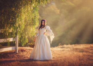 Картинка девушки -unsort+ брюнетки +шатенки солнечно венок