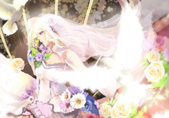 Картинка аниме re +zero+kara+hajimeru+isekai+seikatsu эмилия