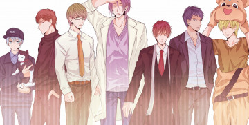 Картинка аниме kuroko+no+baske парни