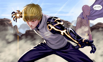 Картинка аниме one+punch+man ванпачмен