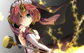 Картинка аниме fate stay+night девушка взгляд фон